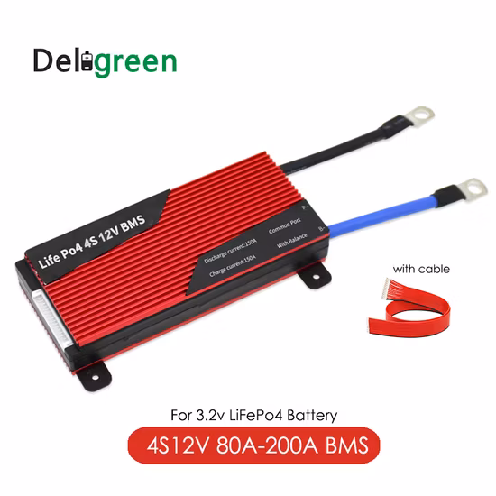 Gran oferta de fábrica, 12V LiFePO4 BMS 4s 120A/150A 14,8 V 18650, paquetes de batería BMS, tablero de protección, circuitos integrados de equilibrio
